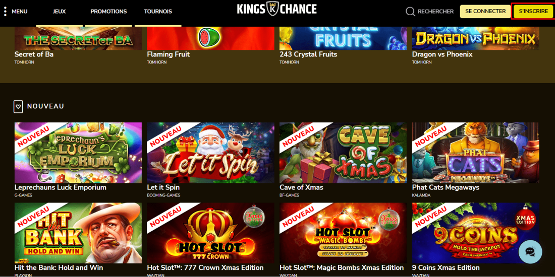 à quoi ressemble le site du casino